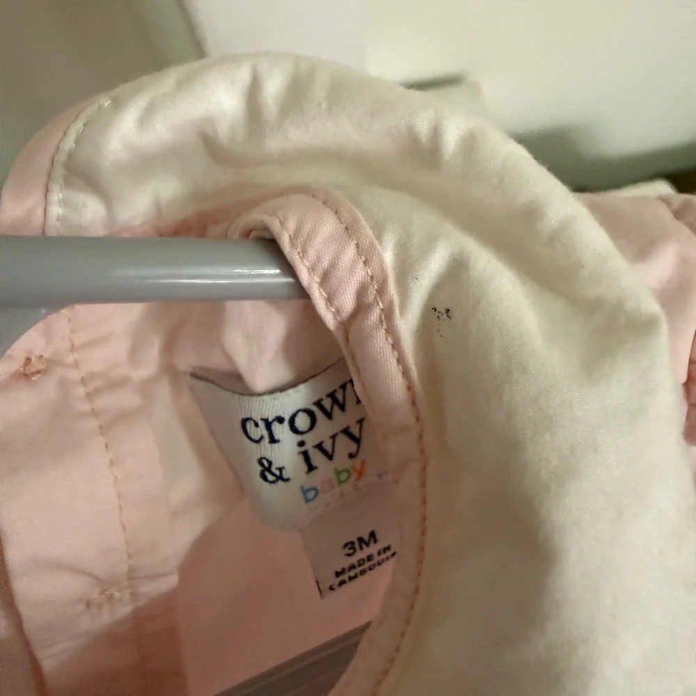 Crown & Ivy Smocked Bunny Bubble Romper